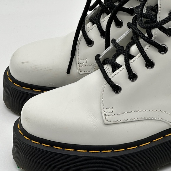 Dr Martens Womens Jadon Boot White Size US 7 M - Picture 10 of 16